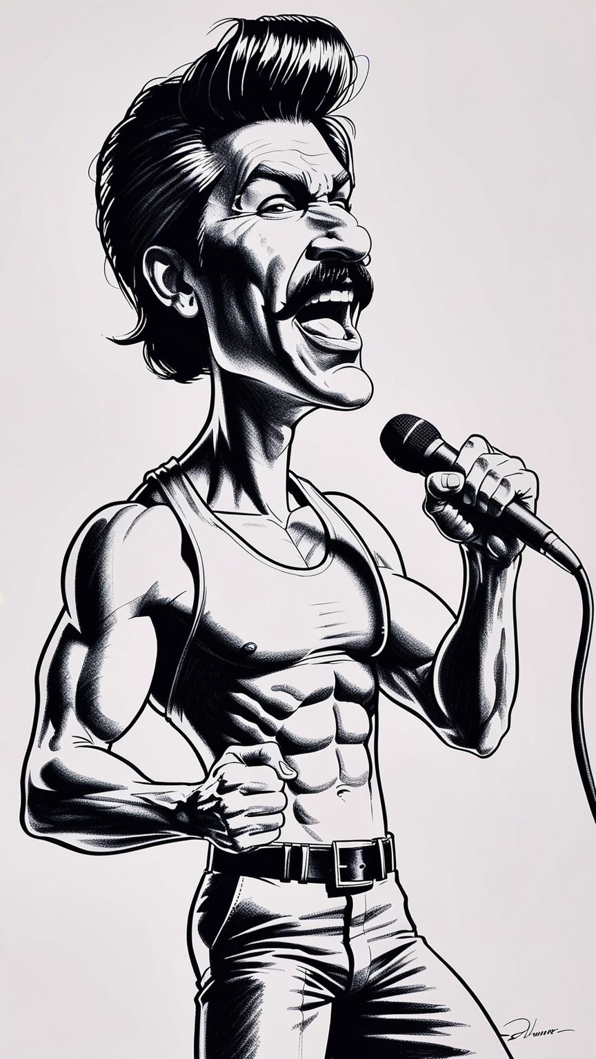 A Arte da Caricatura em P&B