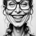 Caricatura a Lápis Carvão