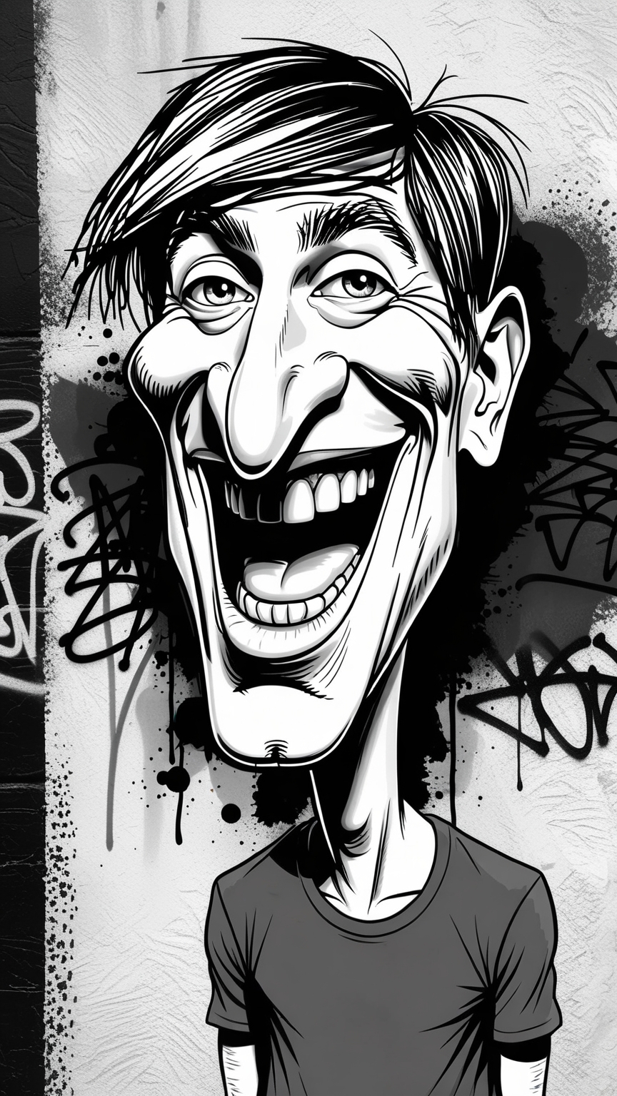 Caricatura Estilo Grafite